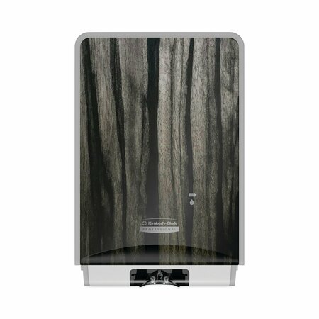 KIMBERLY-CLARK PROFESSIONAL ICON Automatic Soap and Sanitizer Dispenser, 1.2 L, 8.06 x 14.18 x 4.75, Ebony Woodgrain 58754